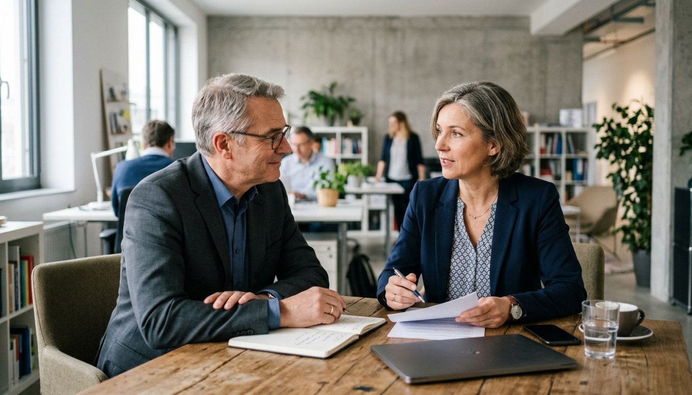 Berufliches Gespräch nach 45: Wie man das Mid-Career-Interview mit der Reform 2025 meistert