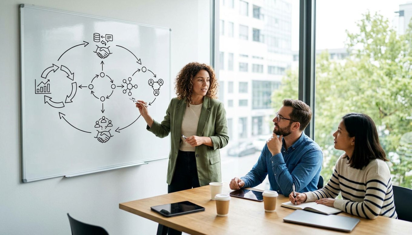 Optimierung von Strategien und Steuerung der Ausbildung durch Partnerschaften